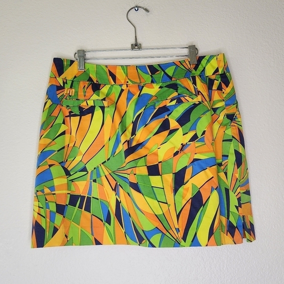 Loudmouth Colorful Mosaic Golf Skirt 10 - Picture 3 of 6